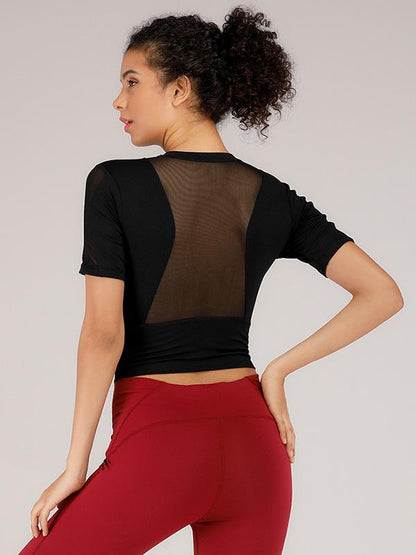 Quick-dry Collect Waist Sports Tee