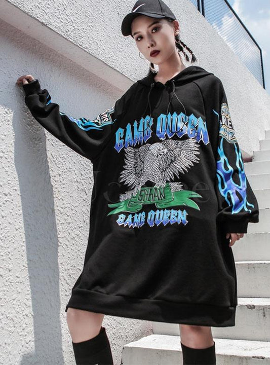 Loose Street Printed Hoodies