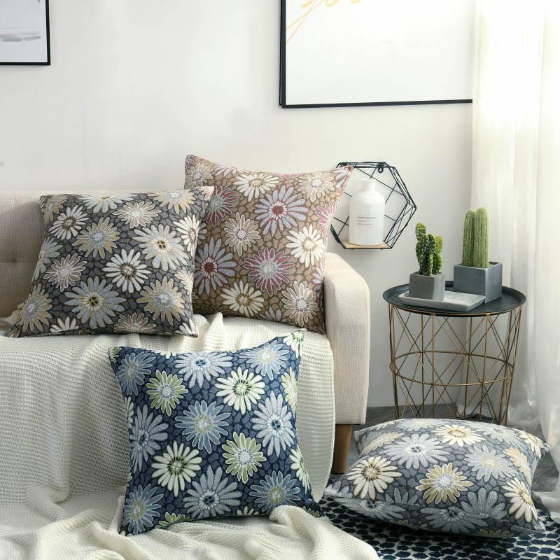 Printed Plaid Pillow Case