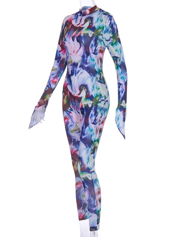 Printed Yoga Jumpsuits