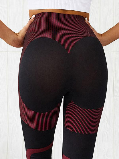 Sports Seamless-knitting Heart Yoga Leggings