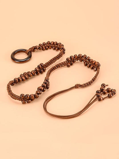 Bohemia Plait Beaded Belt Accessories