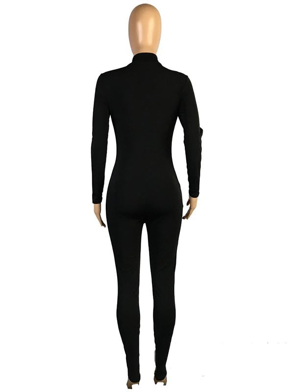 Fashion Casual Color-Block Sports Jumpsuits