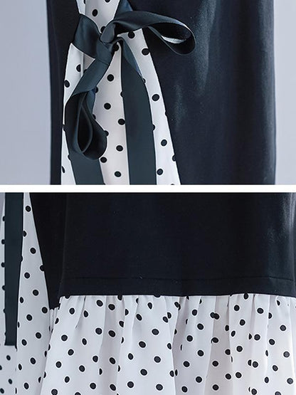 Loose Oversize Split-joint Midi Dress