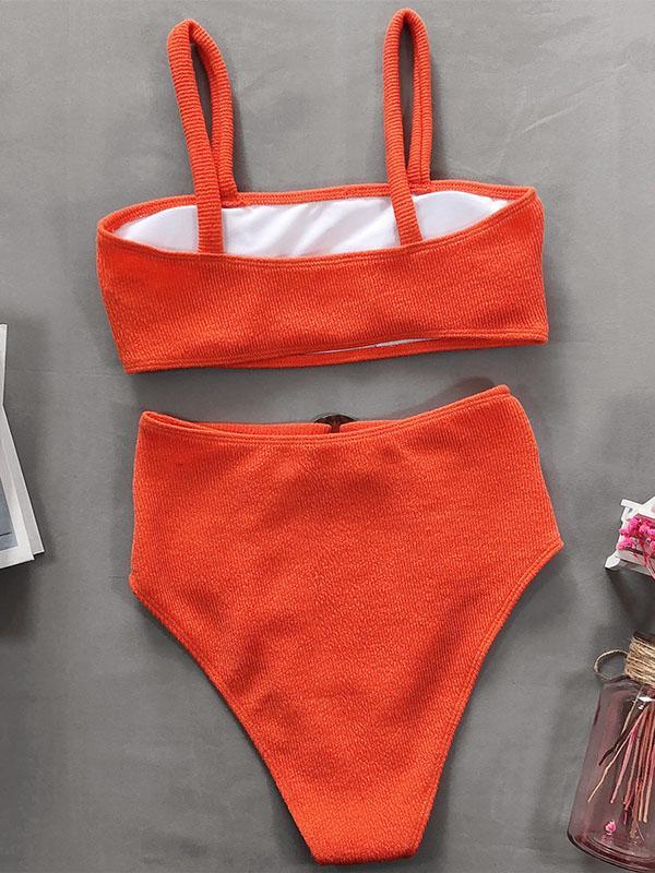 Waist-Buckled Bikini Swimsuit