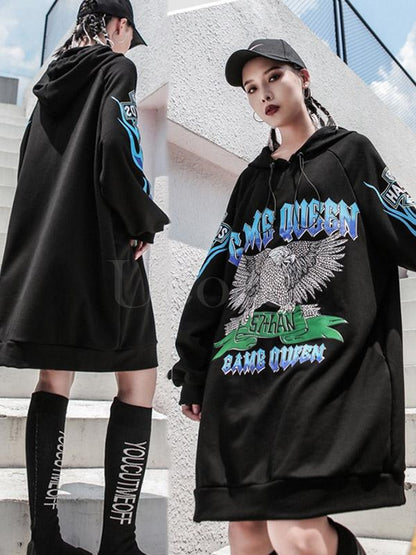 Loose Street Printed Hoodies
