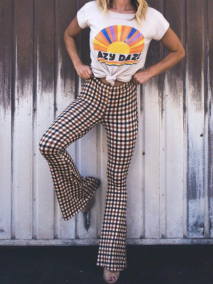 Vintage Bell-bottoms Casual Pants