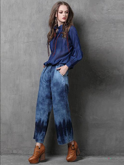Vintage Loose Silk Shirt