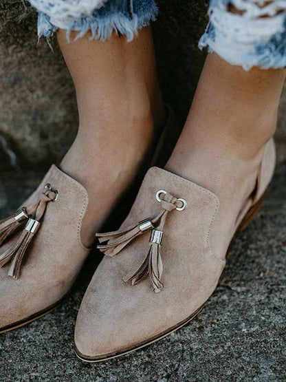 Simple Causal Low-heel  Shoes