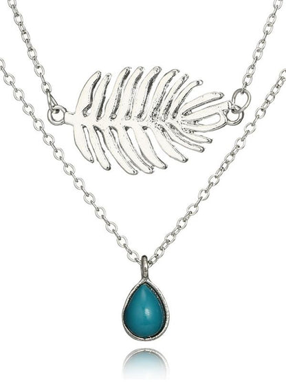 Vintage Leaf Necklaces Accessories