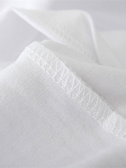 Simple Round-Neck T-Shirts Tops