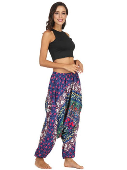 Elastic Waist Casual Pants
