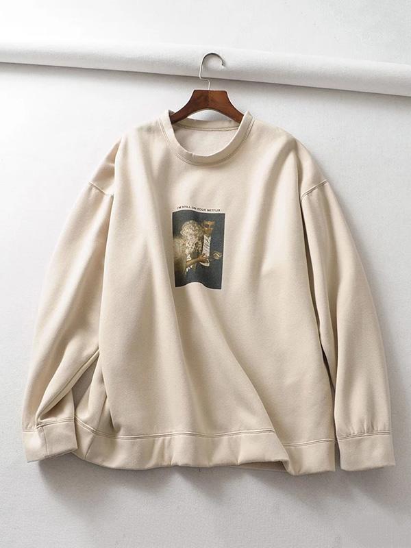 Mock Neck Person Graphic Sweatshirts