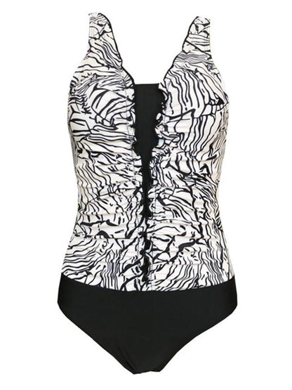 Digital Printed One-piece Swimsuit