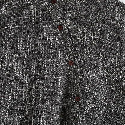 Buykud Large Pocket Irregular Casual Loose Dress