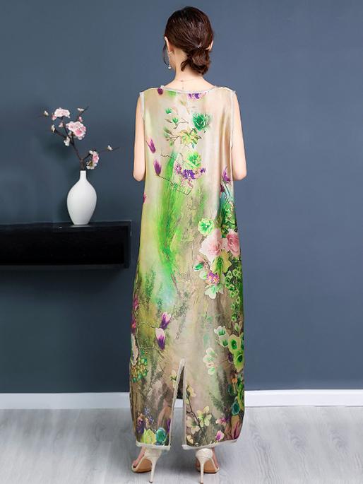 National Style Super Loose Long Dress