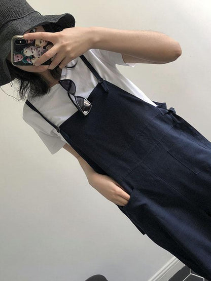LOOSE BF STYLE COMFORTABLE JUMPSUIT