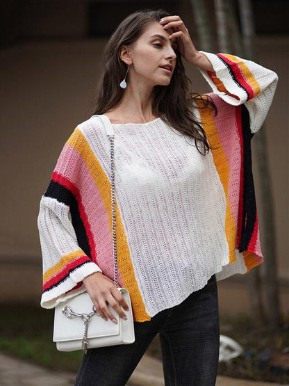 Knitting Split-joint Hollow Beach Cover-ups Swimwear