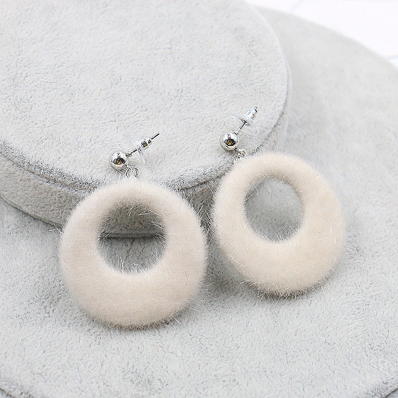 Hairball Big Circle Earrings