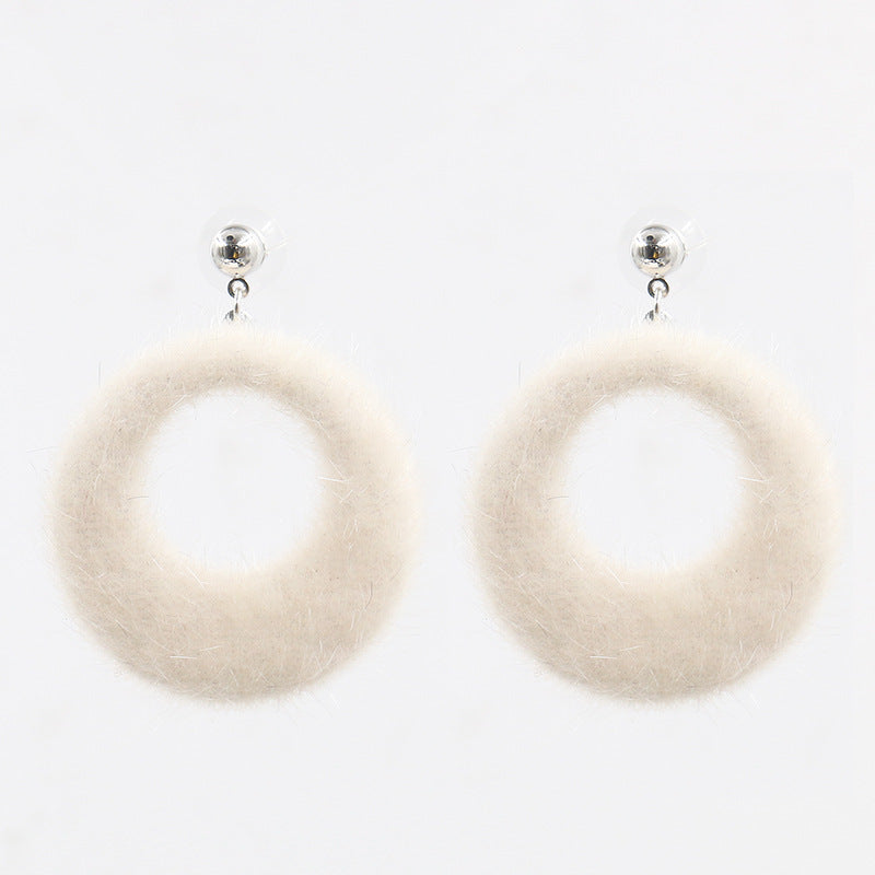 Hairball Big Circle Earrings