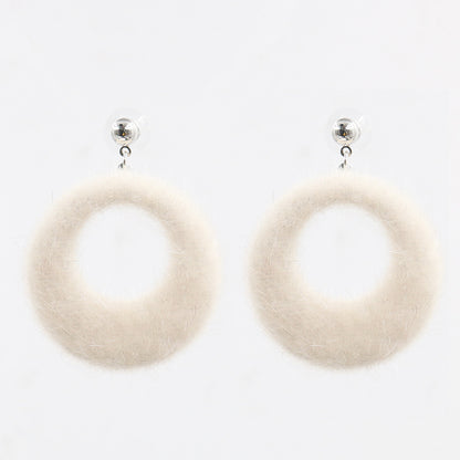 Hairball Big Circle Earrings