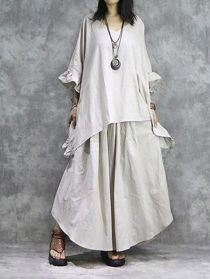 Oversize Batwing Sleeves Shirt