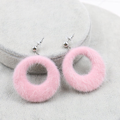 Hairball Big Circle Earrings