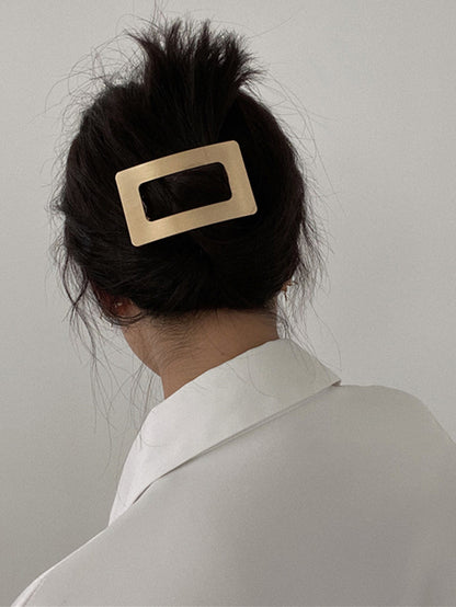 Original Simple Geometric Solid Color Hair Clips
