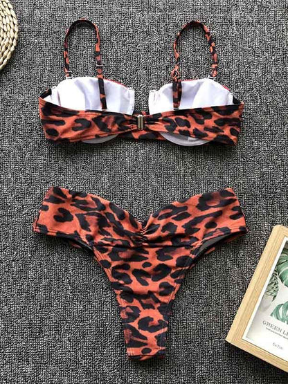 Balconette Leopard Bikini Set