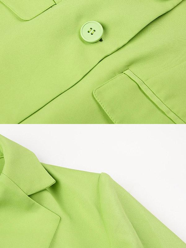 Leisure Fashion Solid Coat