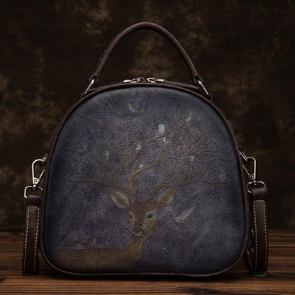 Animal Print Retro Women Shell Bag