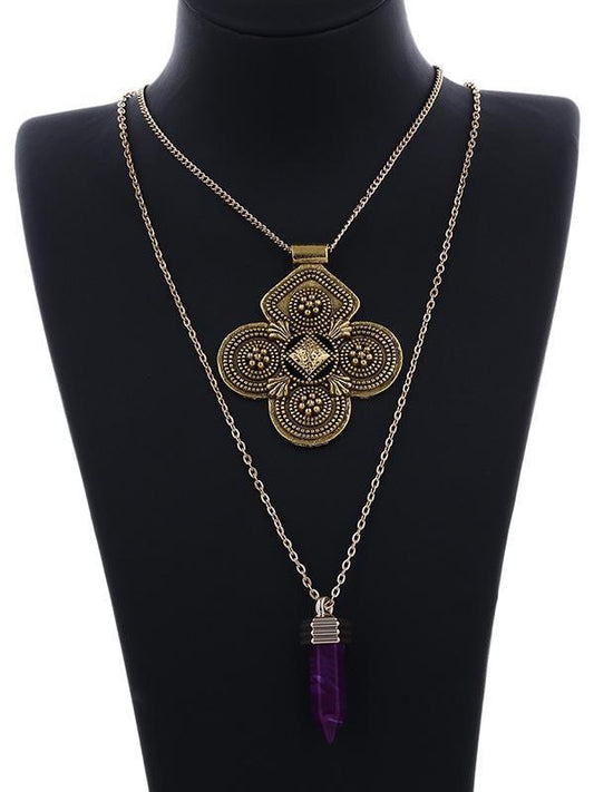 Pretty Flower Pattern Necklaces Accessories