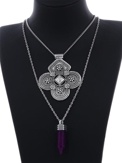Pretty Flower Pattern Necklaces Accessories