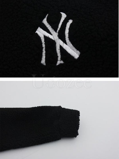 Loose Lamb Wool Outwear