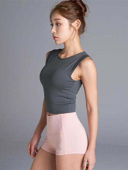 Sleeveless Padded Sports Tanks