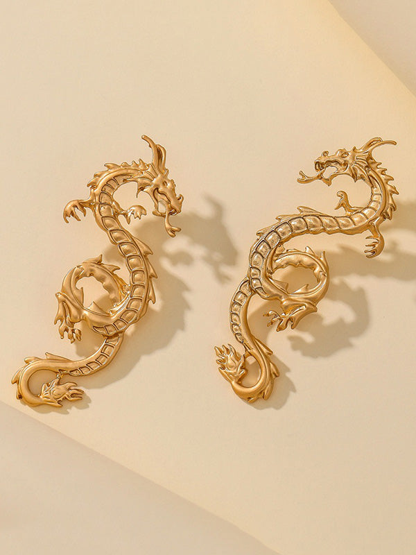 Original Dragon Sculpture Earrings