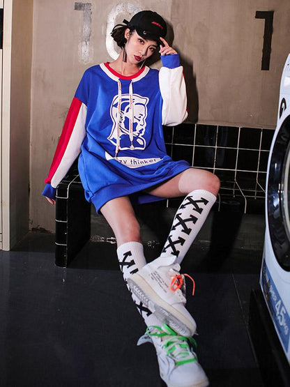 Loose Fashion Printed Sweatshirt