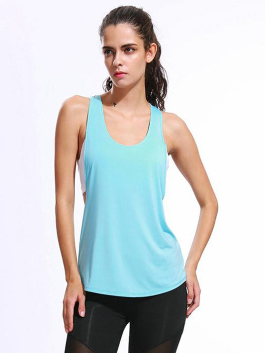 Solid Sleeveless Cover-up Quick-drying Vest