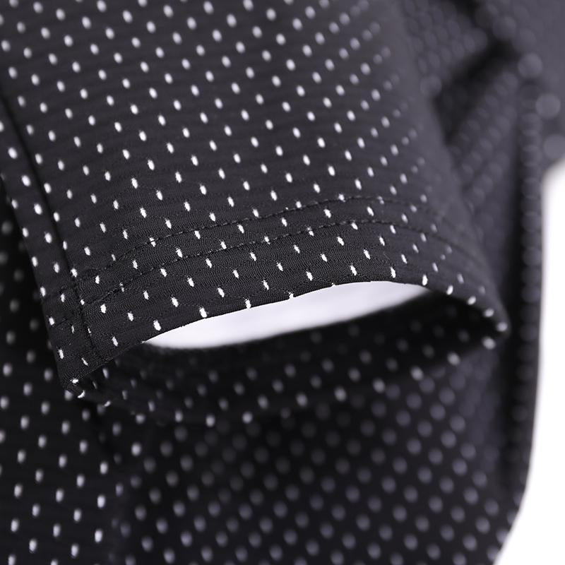 Casual Women Round Neck Long Sleeve Splicing Dress