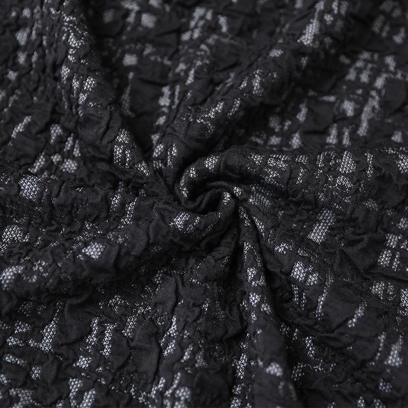 Buykud Spliced Pure Color Turtleneck Long Sleeve Blouse