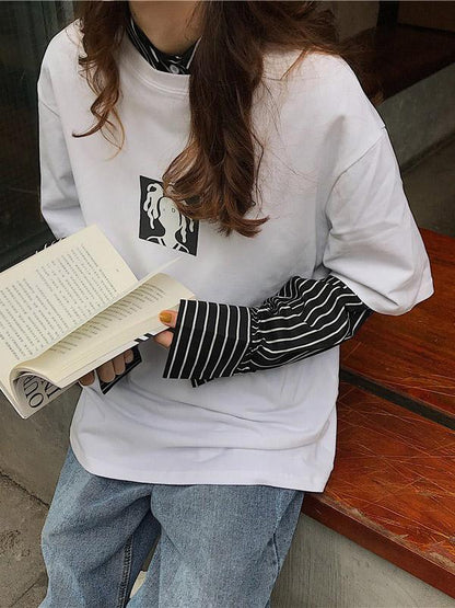 2019 New Loose Cool Chic Printed T-Shirt