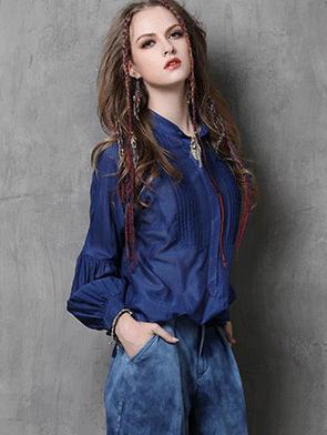 Vintage Loose Silk Shirt
