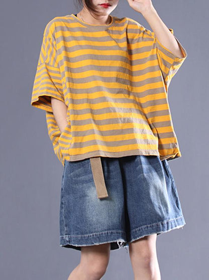 Casual Striped T-shirt