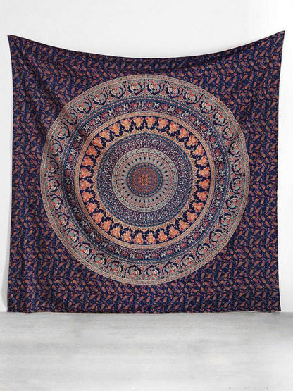Traditional Summer Rectangle Shawl Beach Mat Yoga Mat