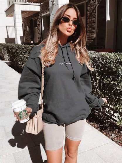 New Embroidered Fleece Loose Hoodies & Jackets