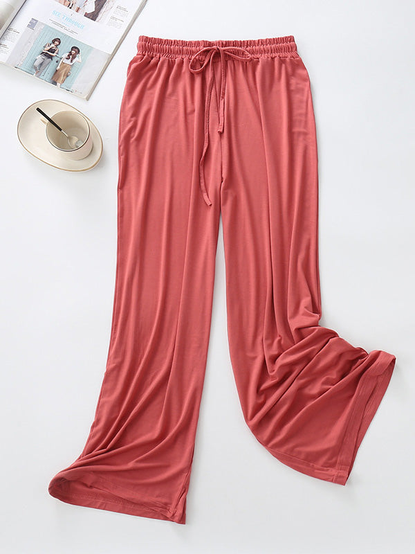 Comfortable Solid Color Modal Pajama Pants