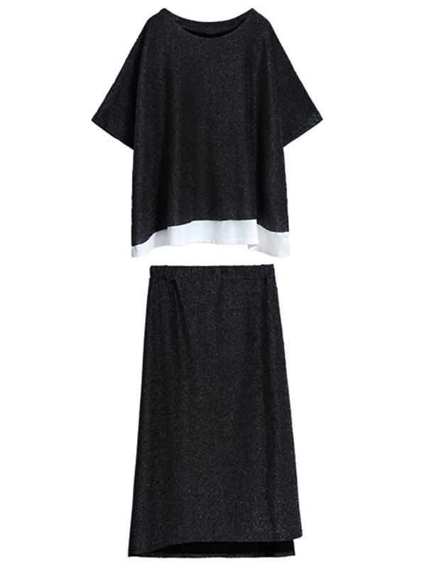 Comfortable Split-joint Skirt Suits