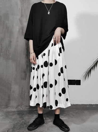 High-low Simple Solid T-Shirt