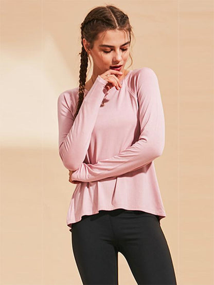 Long Sleeve Back Bandage Tees
