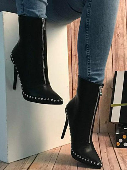Fashion 2 Colors High Heel Boots